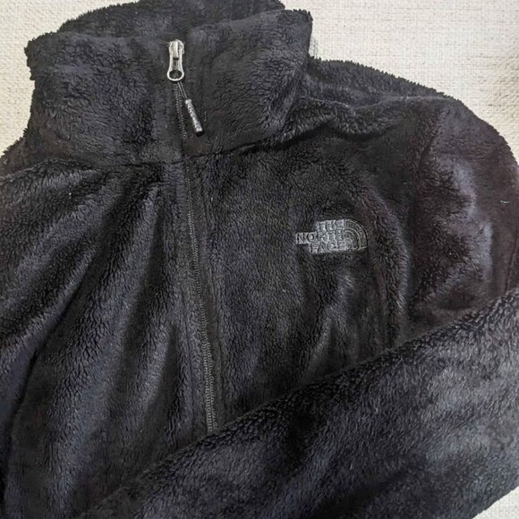 TNF The North Face black Osito Fuzzy Jacket Small Women's - Picture 7 of 8